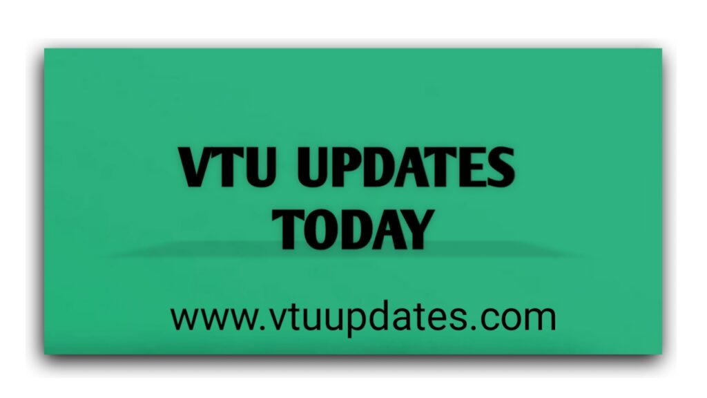 Vtu Updates And Circulars Updated Today Vtu Updates