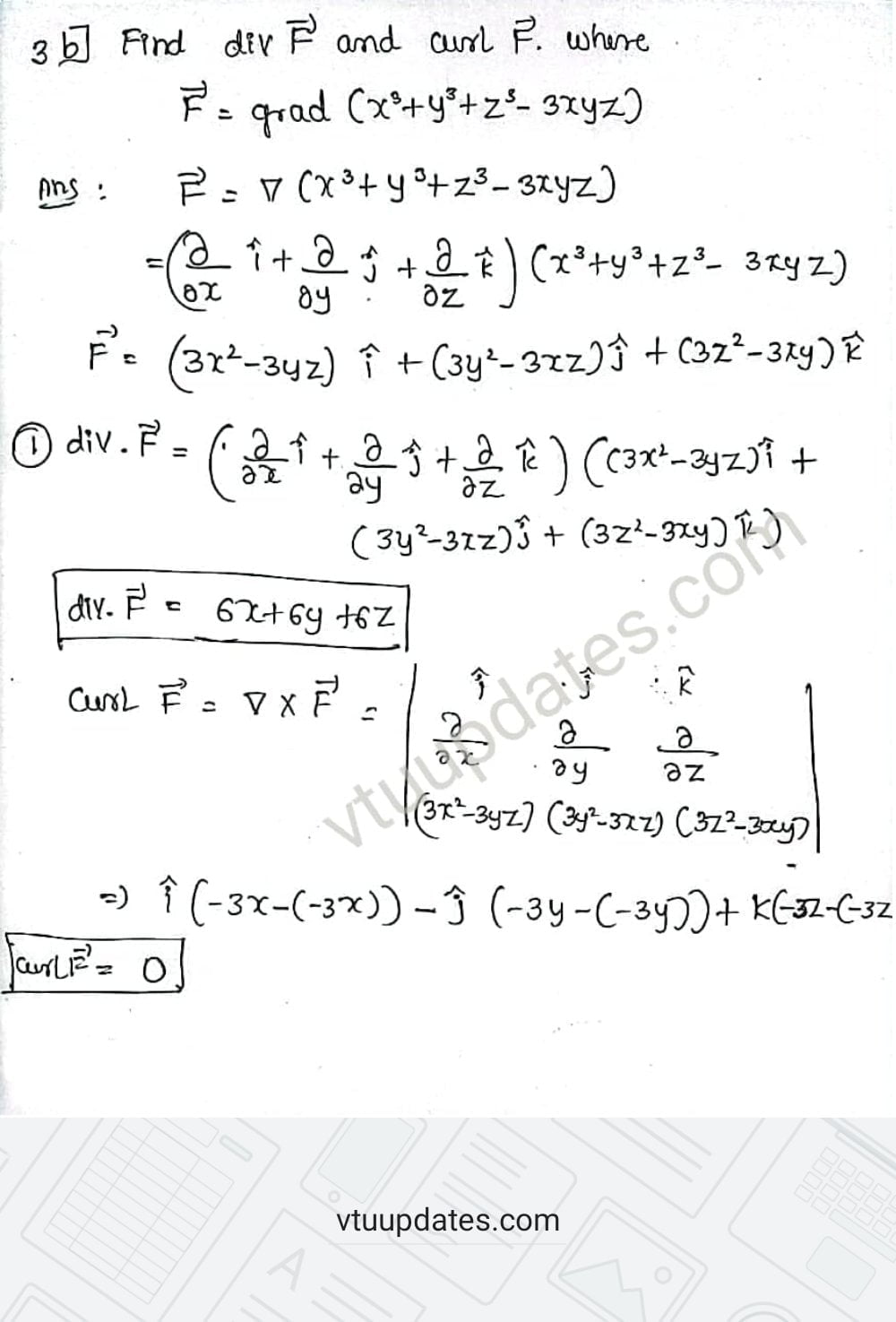 Find 𝑑𝑖𝑣 𝐹⃗ And 𝑐𝑢𝑟𝑙 𝐹⃗ Of The Given Equation