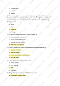 VTU 1st Year IDT Solved Model Question Paper [set 2] With Answer 2022