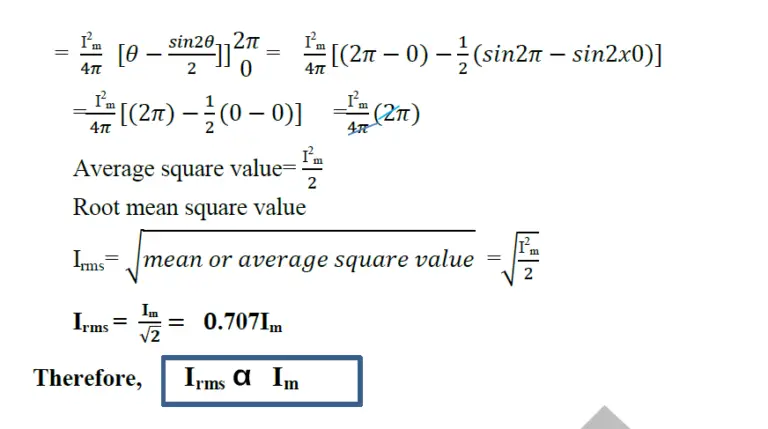 define-r-m-s-value-of-alternating-current-show-that-its-value-is