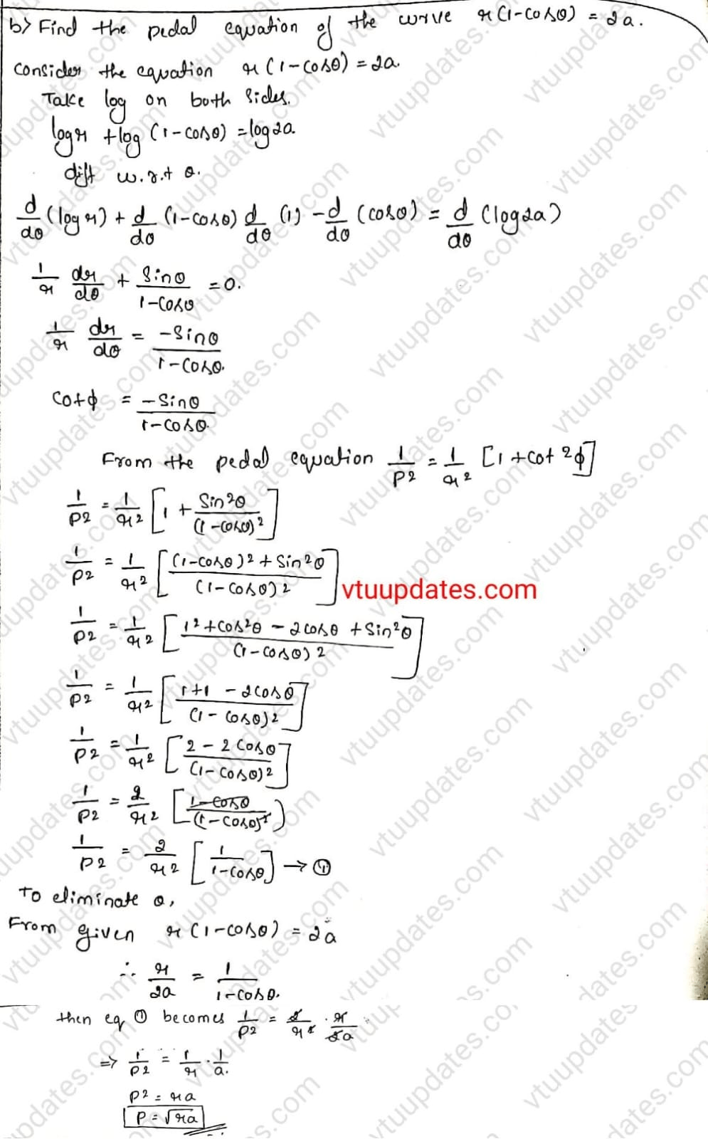 pedal-equations-engineering-math-vtu