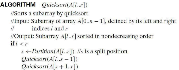 Design an algorithm for performing Quick Sort - VTU Updates