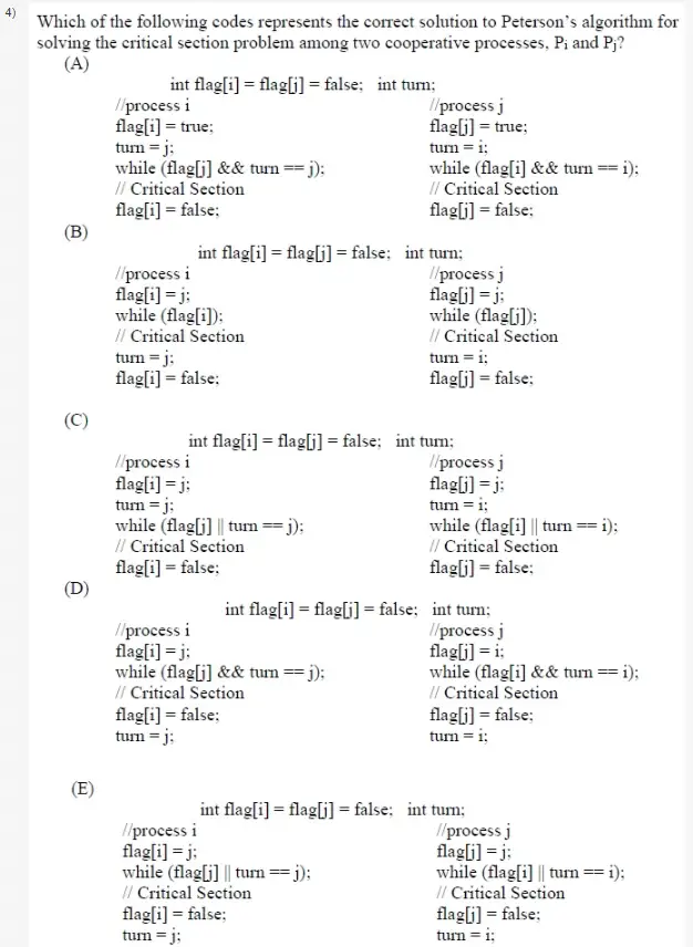 nptel operating system fundamentals assignment answers 2023